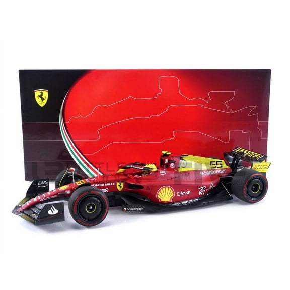 Ferrari SF-75 #55 Carlos Sainz Formula One F1 Italian-Monza GP (2022) Limited Edition 1/18 Model Car by BBR