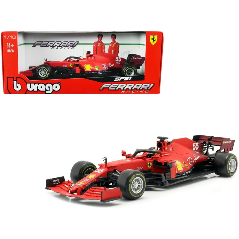 ブラーゴ 1/18 フェラーリ SF21 #55 2021 C.サインツ ブラーゴ 1/18 フェラーリ SF21 #55 2021 C.サインツ BBURAGO 1