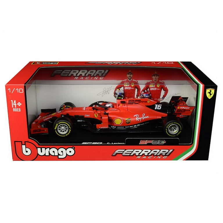Bburago 1:43 F1 2019 Ferrari Team SF90 #16 Charles Leclerc Diecast Car