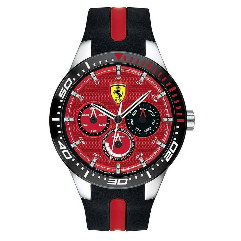 Ferrari Scuderia Redrev T Silicon Band Quartz 0830588 Men's Watch
