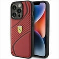 thumbnail image 1 of Ferrari Twist Metal Logo Case for iphone 15 Pro 6.1" Red - FEHCP15LPTWR, 1 of 6