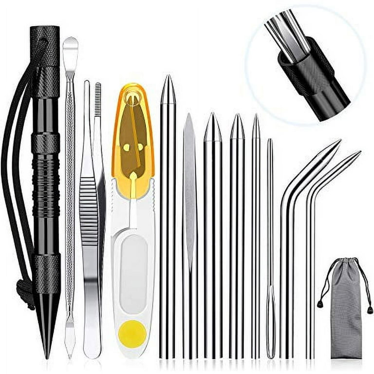 Ferraycle 12 Pieces Paracord FID Set Stainless Steel Knotter Tools
