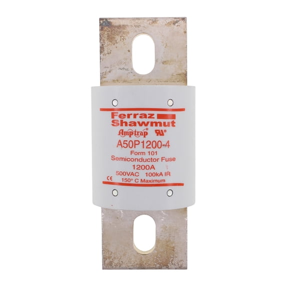 Ferraz-Shawmut A50P1200-4 Semi-Conductor Amp-Trap Fuse, 1200A, 500V
