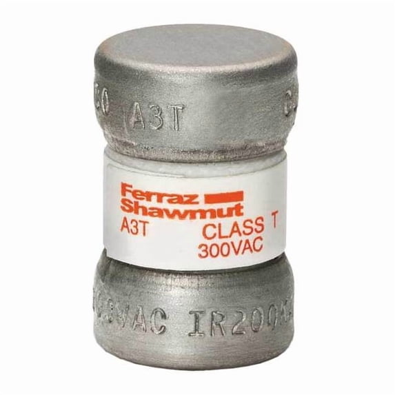 UL Class Fuse, T Class, Very Fast-Acting, 60A, 300V AC, Non-Indicating A3T60