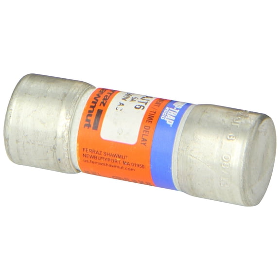 Ferraz Shawmut SmartSpot Class J Time-Delay Fuse; 6 Amp, 600 Volt AC/500 Volt DC