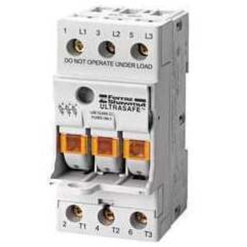 Mersen - USCC1I - Ferraz Shawmut USCC1I Ultrasafe Modular Fuse Holder; 30 Amp, 600 Volt AC, DIN-Rail Mounting
