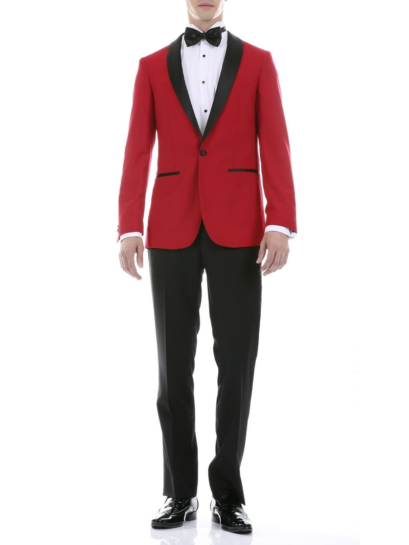 green emerald velvet dress Black Velvet Lapel Banding Edge Sparkle Red Men's Suit for Prom