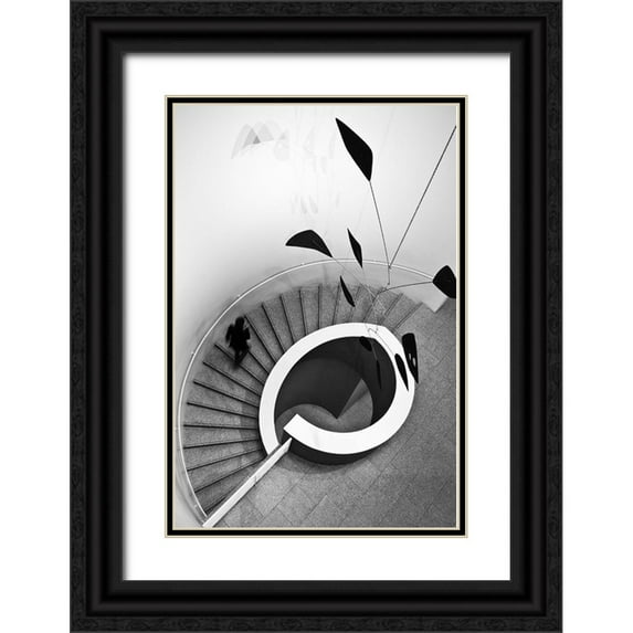 Ferreira, Rui 13x18 Black Ornate Wood Framed with Double Matting Museum Art Print Titled - Stairs