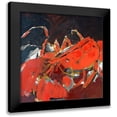 thumbnail image 1 of Ferrell, Erin McGee 15x15 Black Modern Framed Museum Art Print Titled - Abstract Lobster IV, 1 of 5