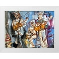 thumbnail image 1 of Ferrell, Erin McGee 24x19 White Modern Wood Framed Museum Art Print Titled - New Orleans Musicians I, 1 of 4