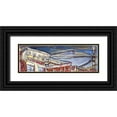 thumbnail image 1 of Ferrell, Erin McGee 32x13 Black Ornate Wood Framed with Double Matting Museum Art Print Titled - Urban Wires II, 1 of 4