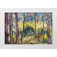 thumbnail image 1 of Ferrell, Erin McGee 32x23 White Modern Wood Framed Museum Art Print Titled - Brushy Treeline I, 1 of 4