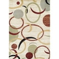 thumbnail image 1 of Ferrera Collection Area Rug, 5ft 2in x 7ft 7in, Circles, 1 of 5
