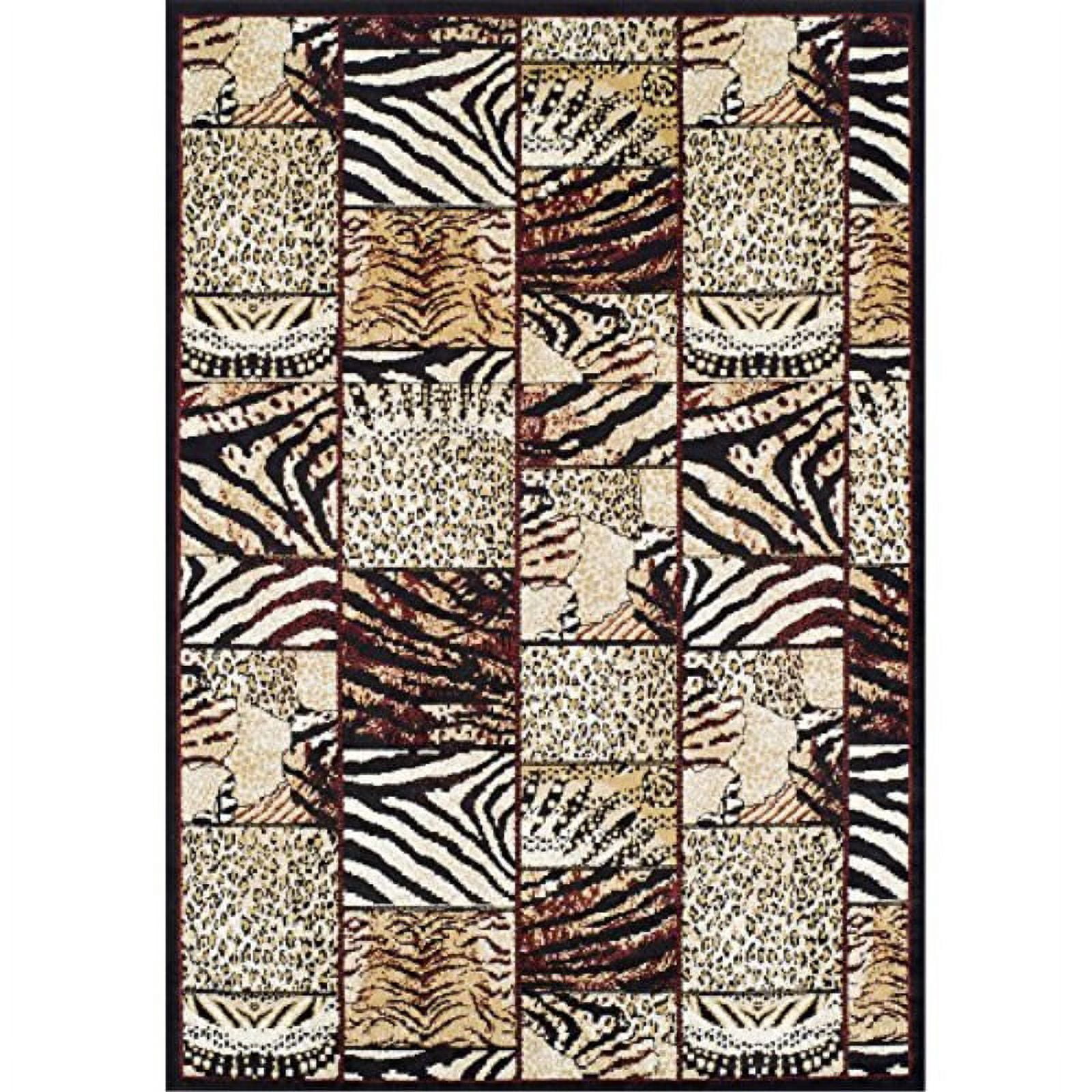 Ferrera Collection Rug - Cheetah - 52 x 77 Olefin Rug - Walmart.com