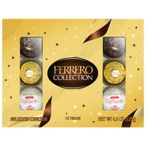 Ferrero Collection, 12 Count, Premium Gourmet Assorted Hazelnut Milk Chocolate, Dark Chocolate And Coconut, Holiday Gift Box, 4.6 oz