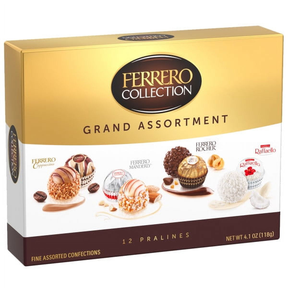 Ferrero Collection Grand Assortment T12, Creamy Chocolate and Hazelnuts