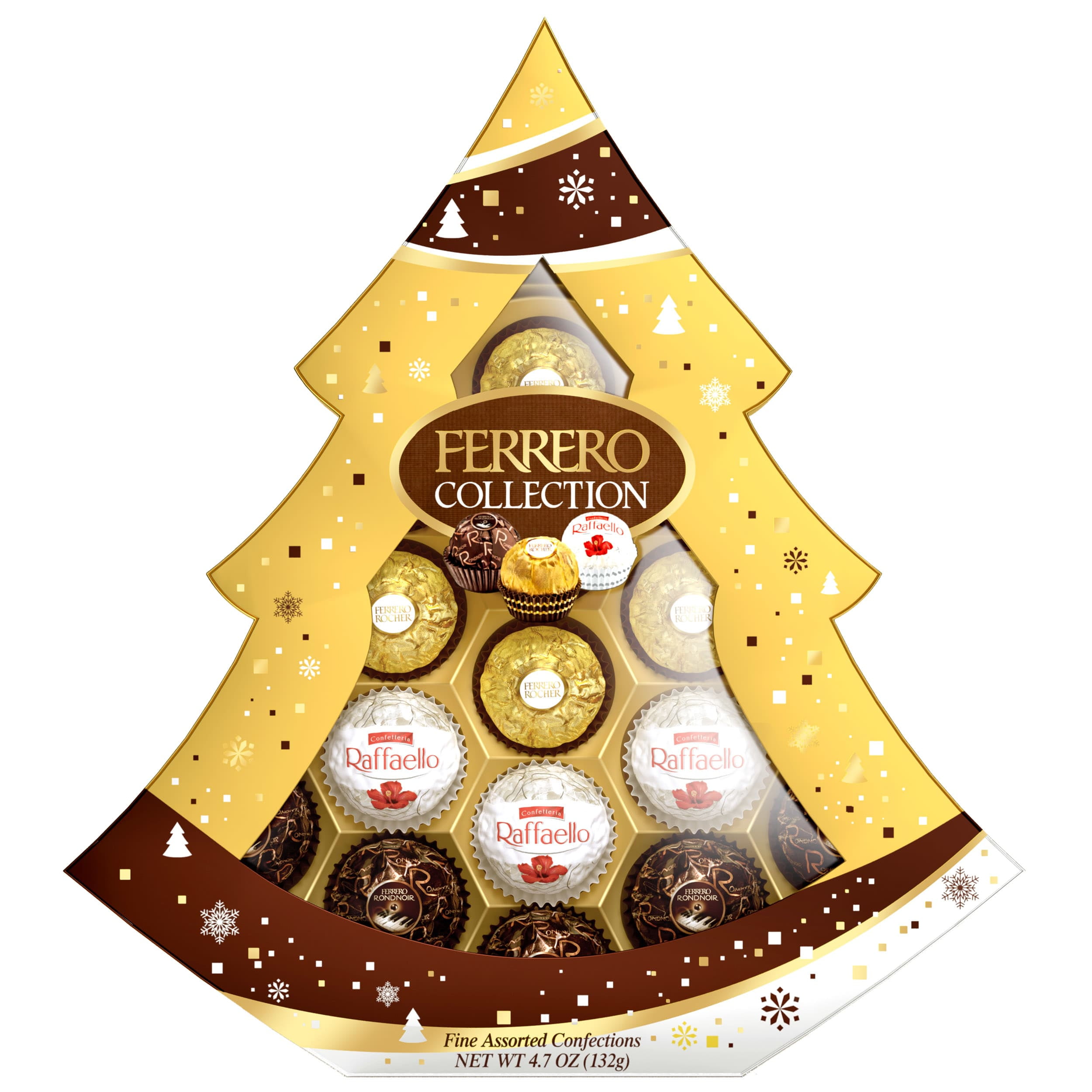 Gift Box, Coconut, Collection, 12 Chocolate Chocolate Ct Ferrero and Milk Dark Luxury and