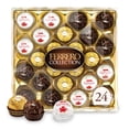 thumbnail image 1 of Ferrero Collection Gourmet Gift Box, 24 Assorted Chocolate with Dark Chocolate, Coconut, and Milk Chocolate, 9.1 oz, 1 of 16