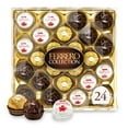 thumbnail image 1 of Ferrero Collection Gourmet Gift Box, 24 Assorted Chocolate with Dark Chocolate, Coconut, and Milk Chocolate, 9.1 oz, 1 of 16