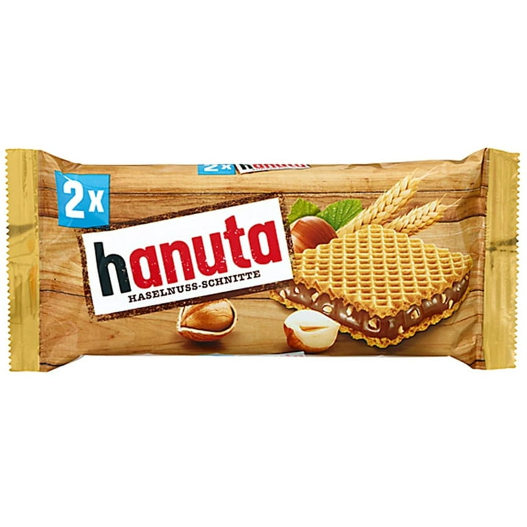 Ferrero Hanuta 2\'s Wafers Filled - Cream Hazelnut 44 with g