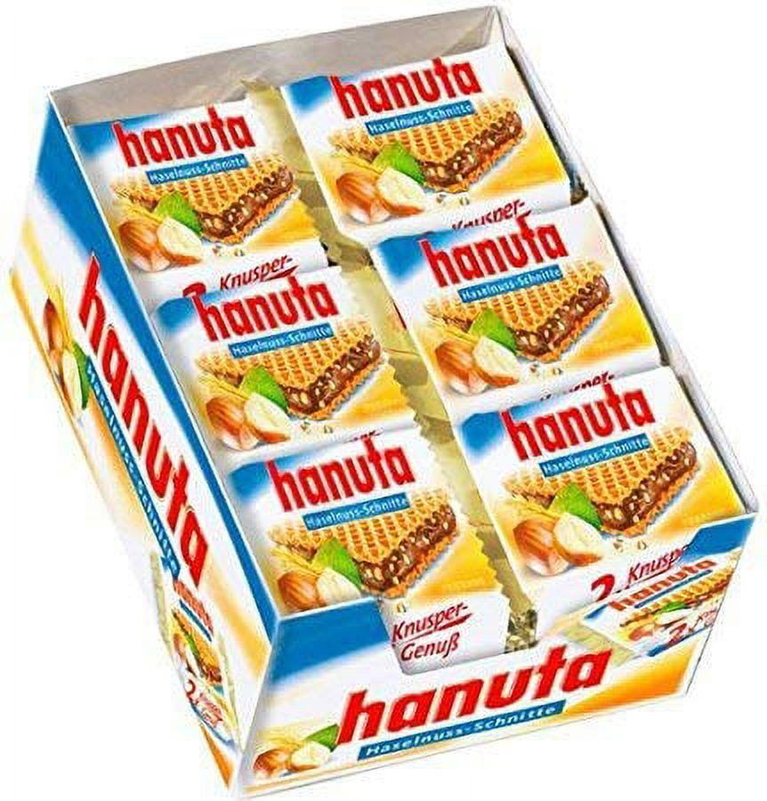 Ferrero Hanuta Wafers with Hazelnut Cream, 18x 2pcs (36pcs) - Sold by  CANDYWORLD.USA