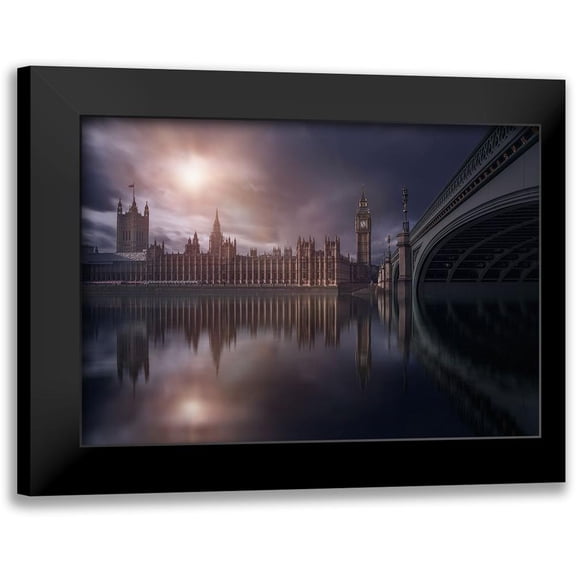 Ferrero, Ivan 14x11 Black Modern Framed Museum Art Print Titled - House Of Parliament