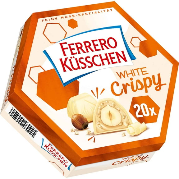 Ferrero Ksschen KISSES chocolates WHITE -1 box -