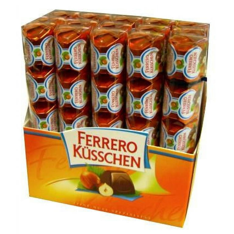 Ferrero Küsschen Kisses 20 pcs hazelnuts with milk and dark chocolate  $2.07/oz