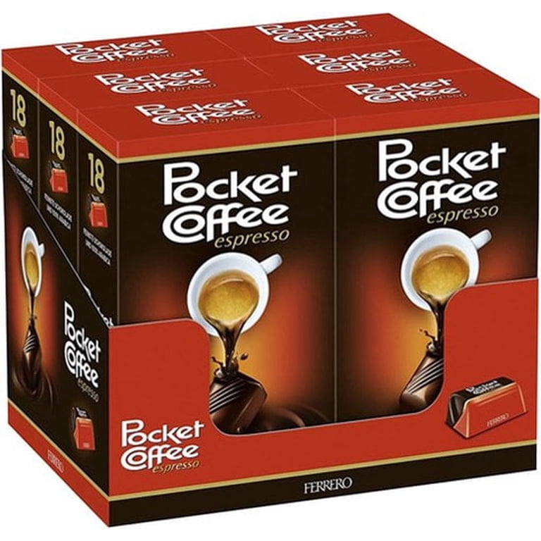 ❤️FERRERO フェレロ Pocket Coffee 18個×4箱 Amazon.com: Ferrero