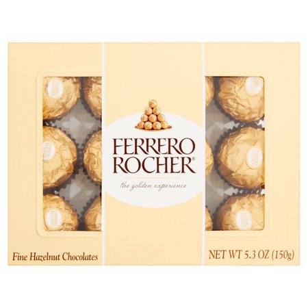 Ferrero Rocher Chocolate Truffles Hazelnut - 5.3 Oz Package May Vary