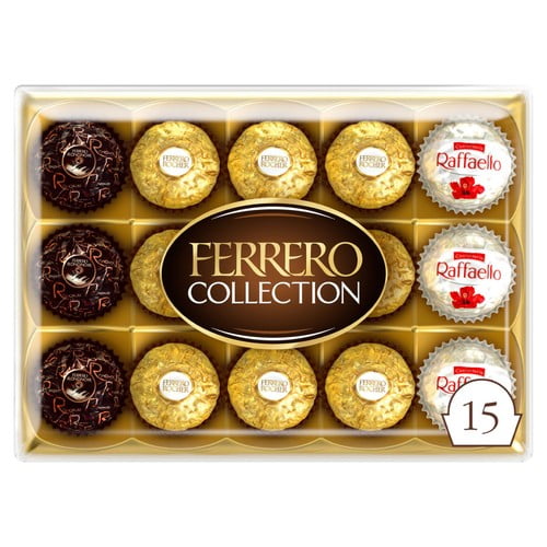 Ferrero Rocher Collection 15 Pieces 172g, British Import (Pack of 6)