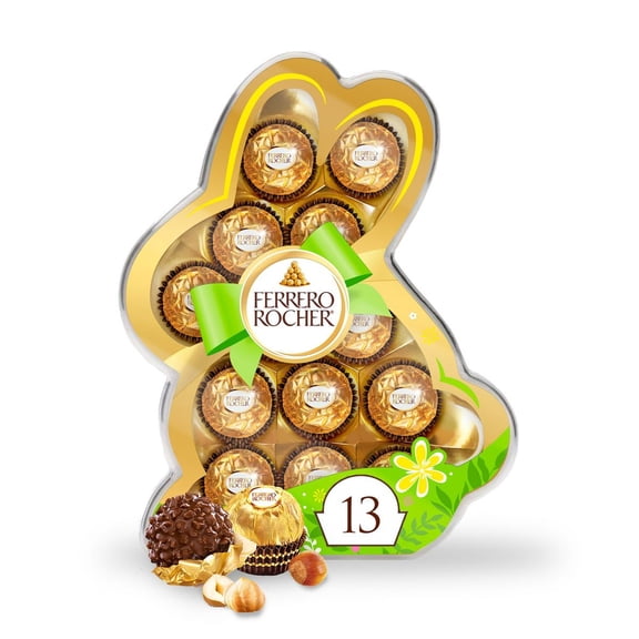 Ferrero Rocher Easter Hazelnut Chocolates Bunny - 5.7oz/13ct - Pack of 2