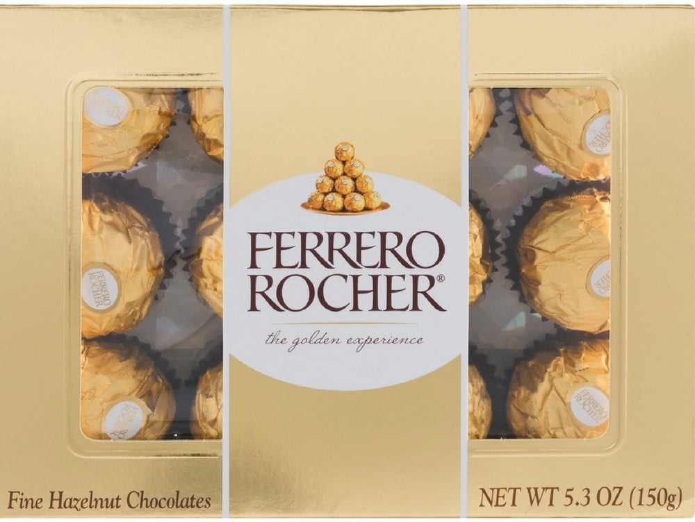 Ferrero Rocher Fine Hazelnut Chocolate 5.30 oz - (Pack of 3