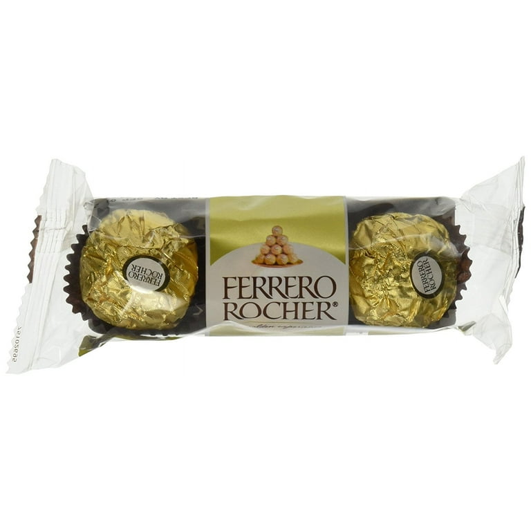 Ferrero Rocher Fine Hazelnut Chocolates 12 Individually Wrapped