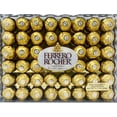 thumbnail image 1 of Ferrero Rocher Fine Hazelnut Chocolates, Chocolate Gift Box, 48 Count Flat, 21.2 oz, 1 of 2