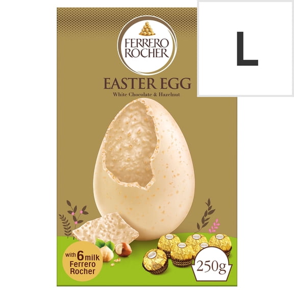 Ferrero Rocher Golden E/Egg With White Chocolate 250G, Imported from Britain