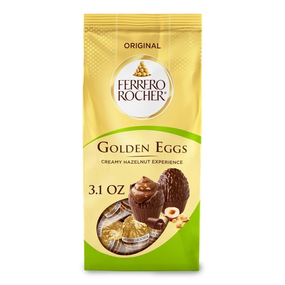 Ferrero Rocher Original Golden Eggs Easter Candy - 3.25 oz- Pack of 2