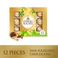 thumbnail image 1 of Ferrero Rocher Milk Chocolate Hazelnut Easter Basket Candy, Easter Egg Fillers, 12 Count, 1 of 15