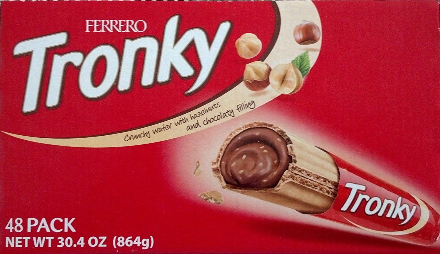 Tronky Hazelnut Chocolate Filling Pack of 48 Australia Ubuy