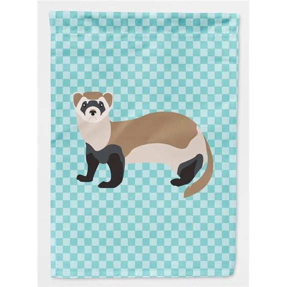 Ferret Blue Check Flag Canvas House - Blue Check