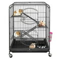 Ferret Cage Rabbit Chinchilla Rat Cage Small Animal House 37" 4 Levels