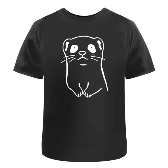 Ferret Face' Unisex T-Shirt - 100% Cotton (S-XXL) (TA050027)