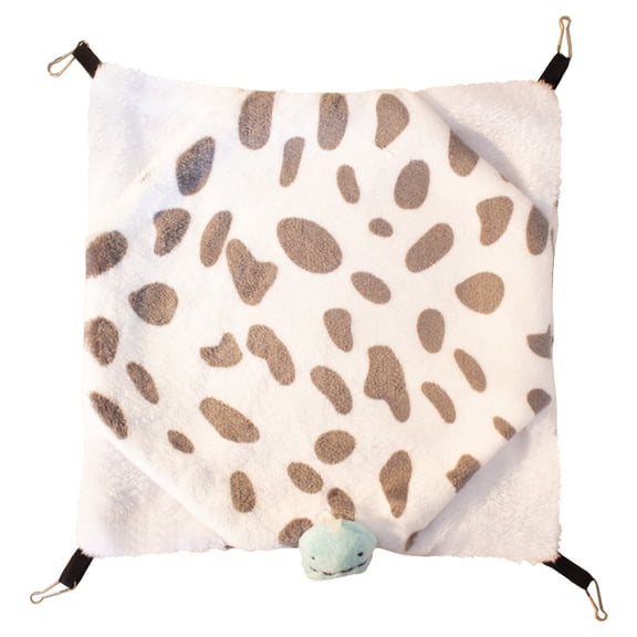 Ferret Hammock - Qyaukm Ferret Rat Hammock Set Guinea Pig Hideout Bed,Soft Hamster Toys Hanging Tunnels and Tubes,Plush Small Animal Pet Chinchilla for Cage Accessories Hide,Play and Sleep