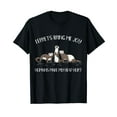 thumbnail image 1 of Ferret Lover Wildlife Animal Ferret Whisperer Black T-Shirt, 1 of 5