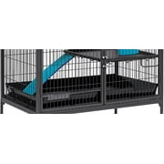 Ferret Scatter Guard for Ferret Nation & Critter Nation Cages - Black E-Coated Steel Design