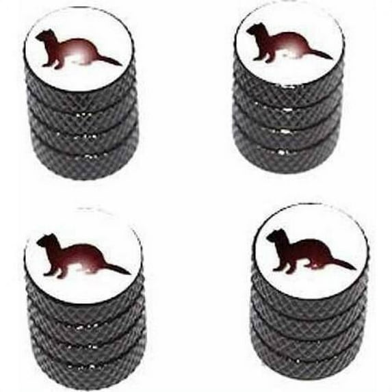 Ferret Tire Rim Wheel Aluminum Valve Stem Caps, Multiple Colors