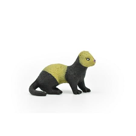 Ferret Toy, Realistic Plastic Replica Model, Gift 2" CWG232 B306