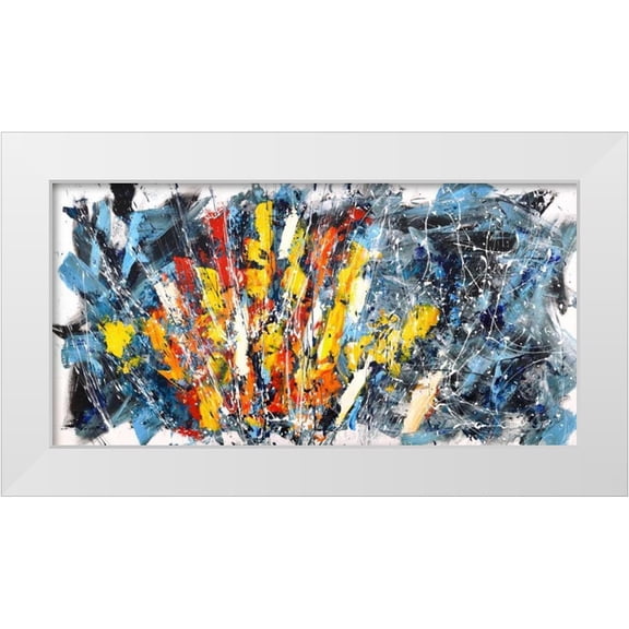 Ferri, Bob 14x9 White Modern Wood Framed Museum Art Print Titled - Rising Sun