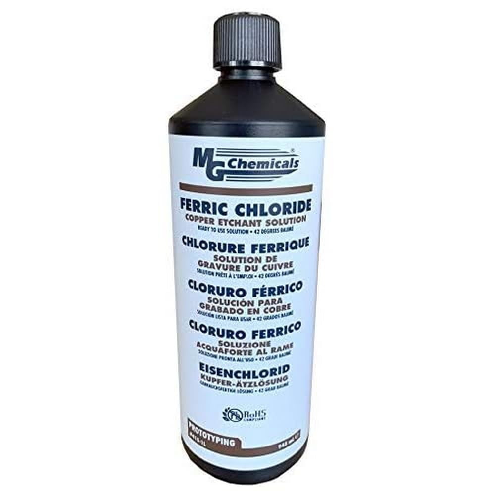 Ferric Chloride 1 Quart 1 Quart Etchant Solution