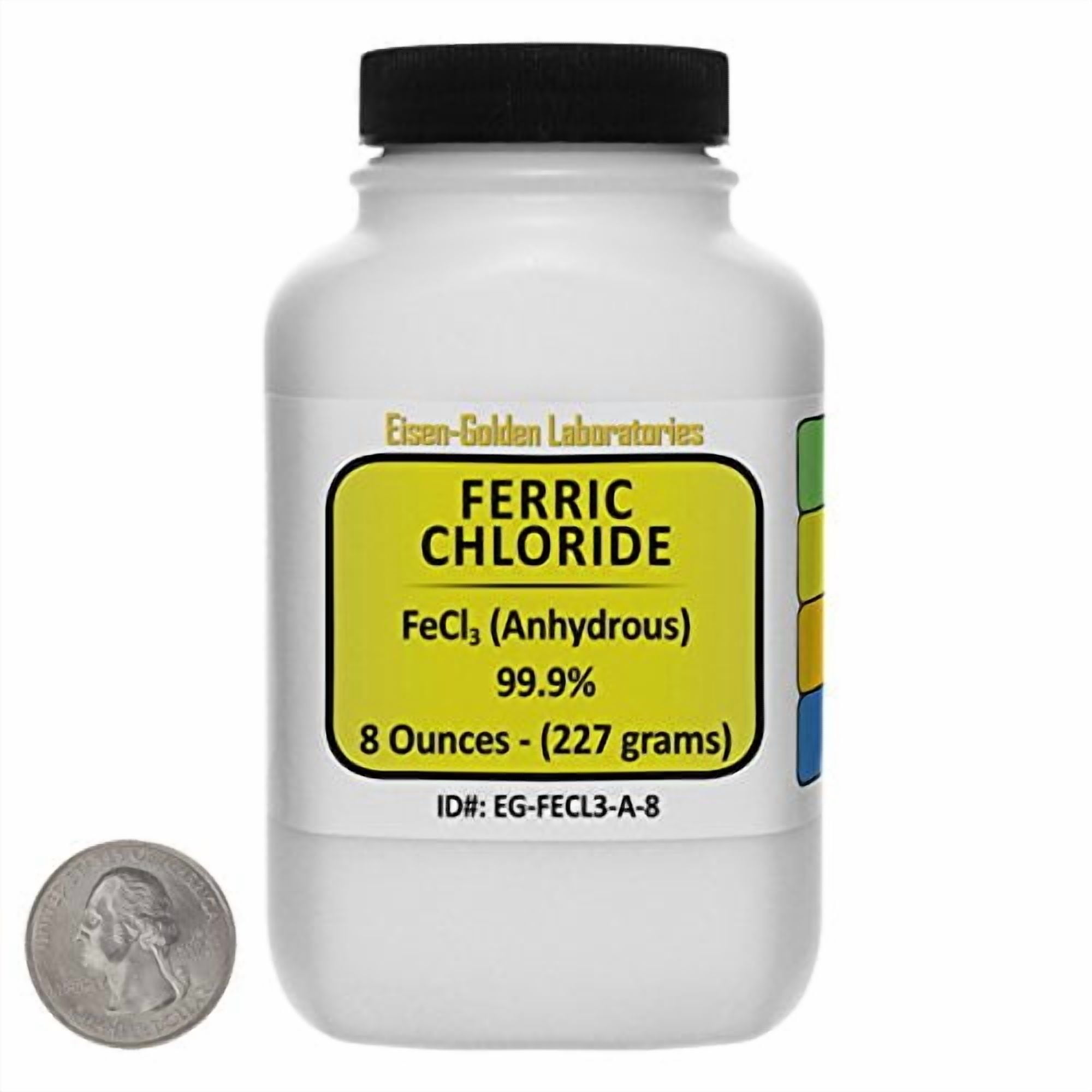 Ferric Chloride Anhydrous [FeCl3] 99.9% ACS Grade Powder 8 Oz in a ...